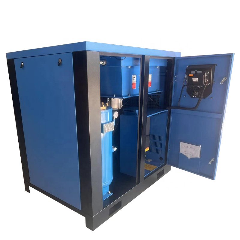 Hot Selling Two-Stage Screw Compressor 30kw 75kw Permanent Magnet Variable Frequency Air Compressor Industrial Compressors