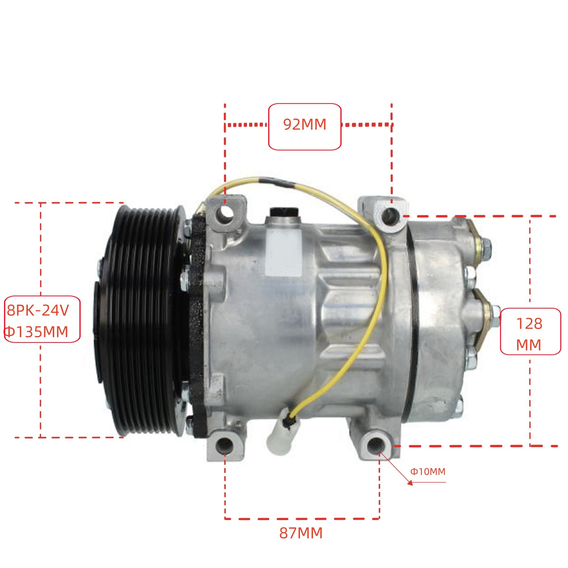 Air Conditioning Systems for Volvo Truck FH12 8191892 8113628 20538307 8119628 85000315 24V AC Compressor Essential Comfort