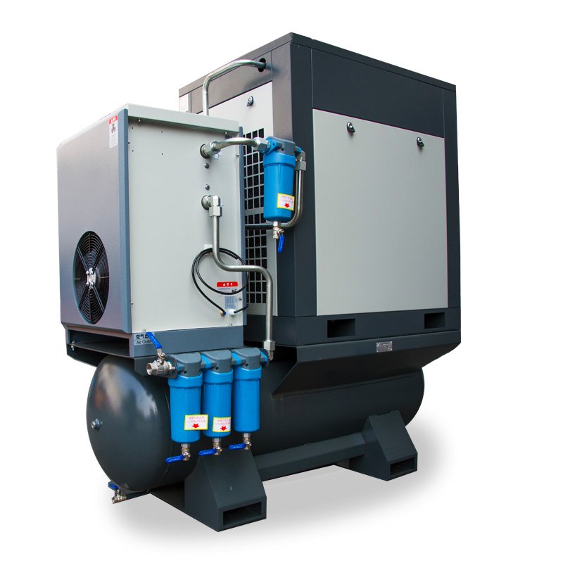 Easy to Use Oems Rotary Screw air Compressors with Integrated Refrigerated air Dryers