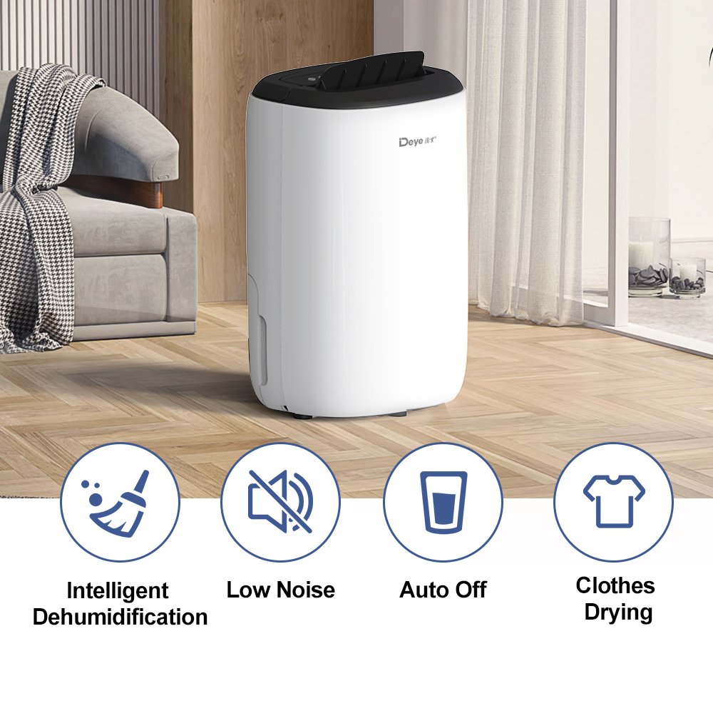 Deye OEM ODM Dehumidifier Factory DYD-S12C R134a 12L air Purifier Commerical Home Dehumidifier For Bedroom