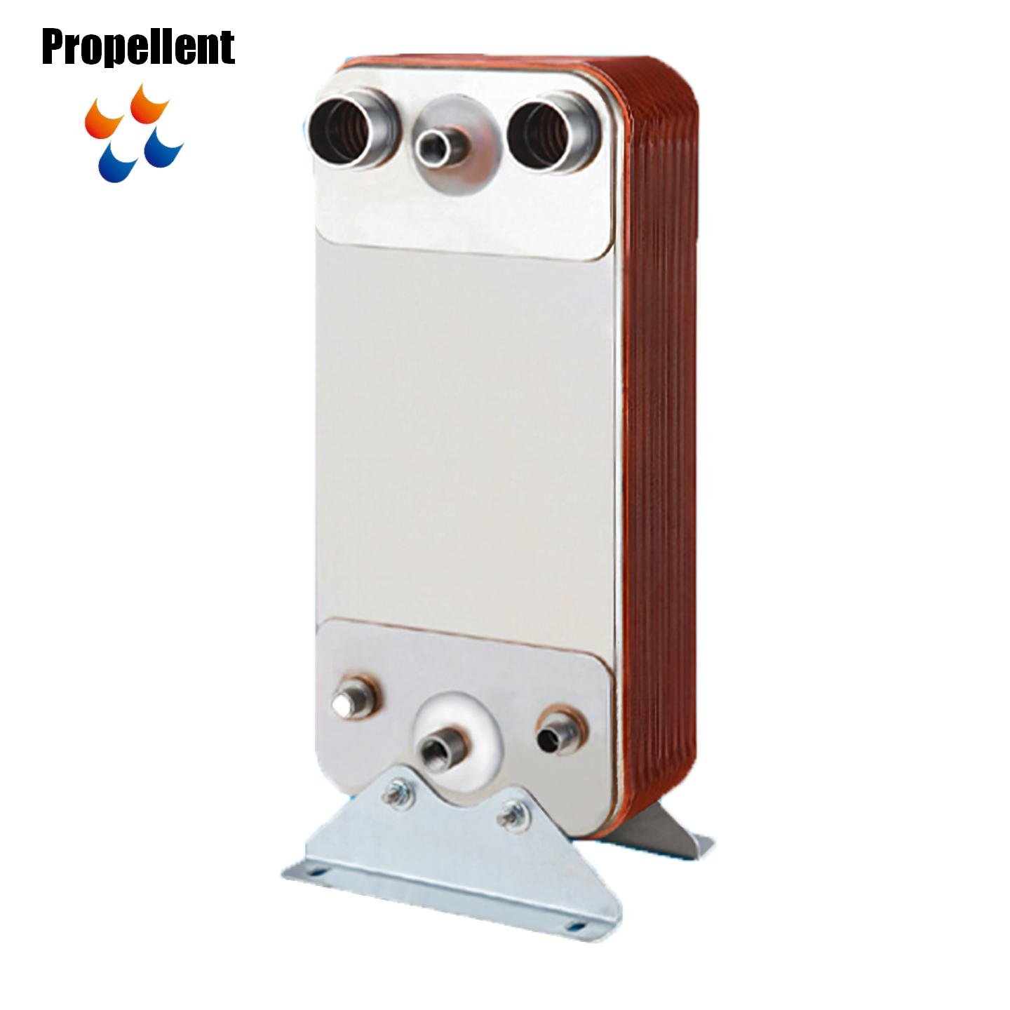 High Quality Refrigerant High Pressure Copper Heat Exchanger Water Brazed Plate Heat Exchanger