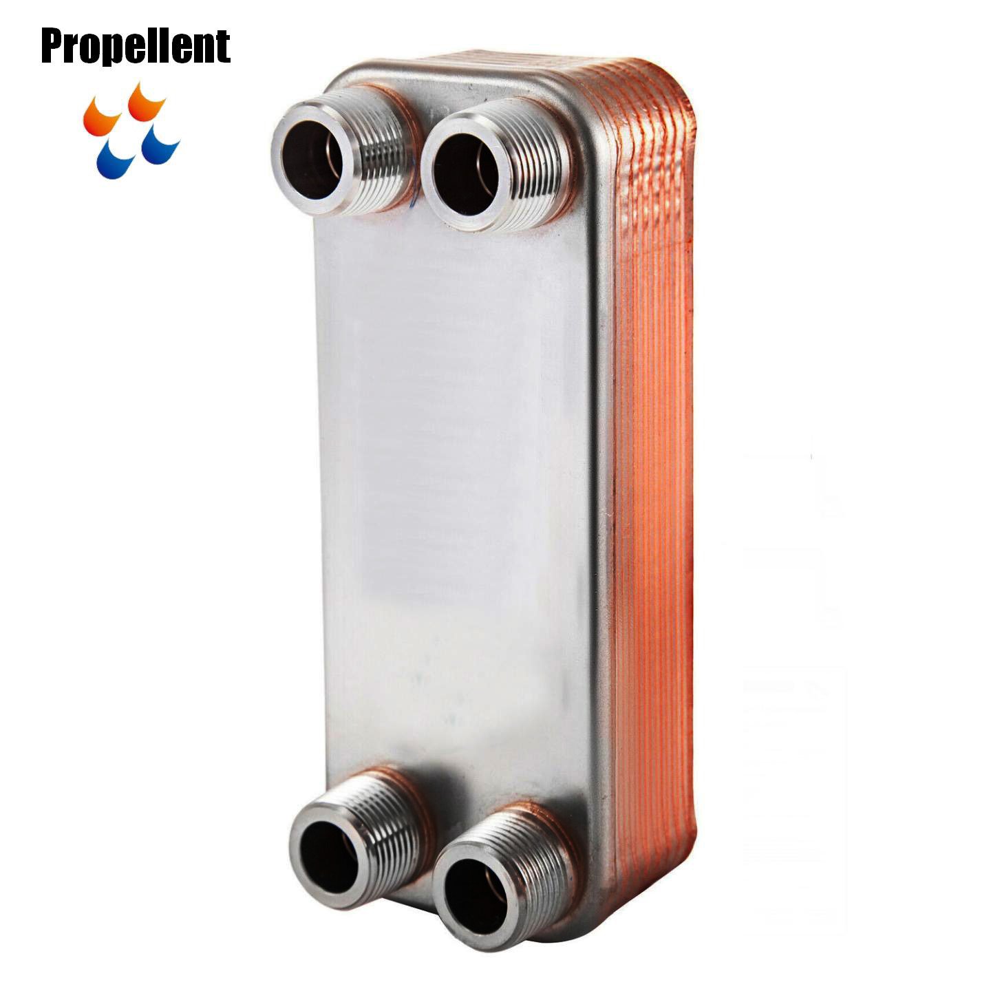 High Quality Refrigerant High Pressure Copper Heat Exchanger Water Brazed Plate Heat Exchanger