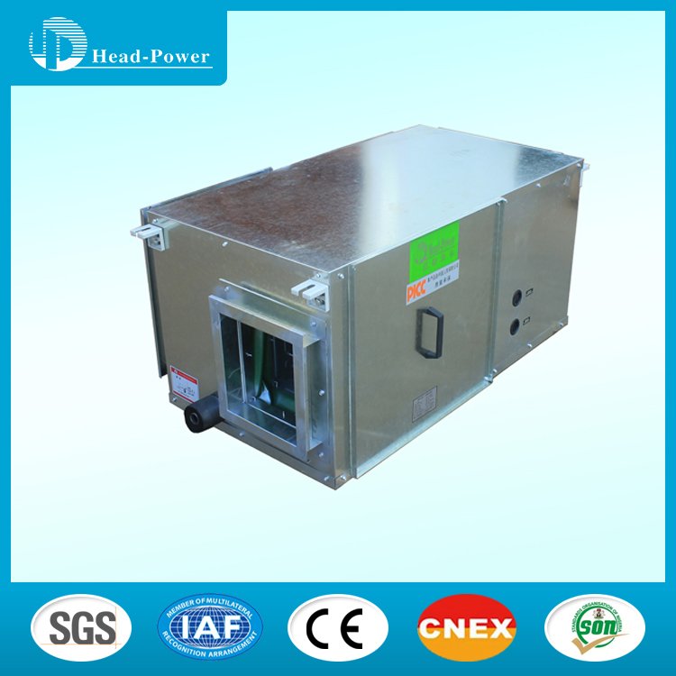 Horizontal Water-Cooled Packaged Unit R410A Compressor Condenser Aluminum Material Water to Air Heat Pump With Durable Engine