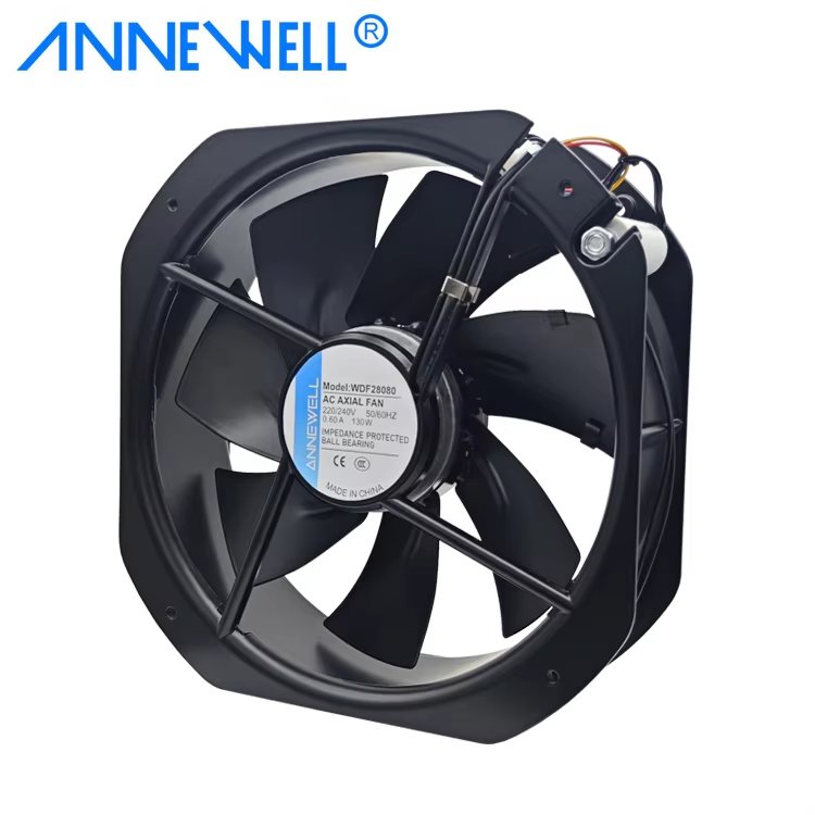 11inch 28080 280MM Square AC Metal Axial Flow Industrial Ventilation Compact Ffu Fan for Panel Cabinet Enclosure Cooler Fan