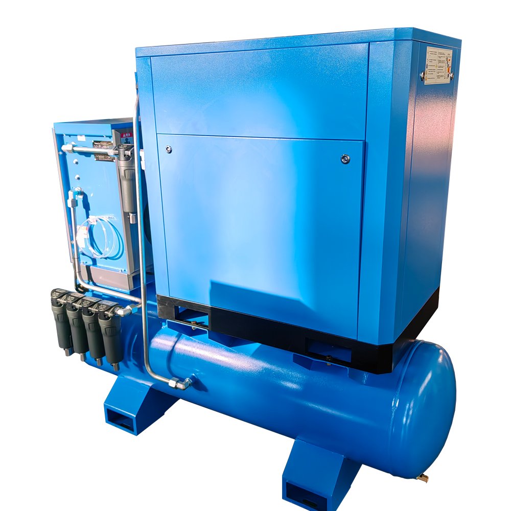 Air Industrial Compressor 7.5kw 8bar Screw air Compressor Permanent Magnet Variable Frequency Air Compressor