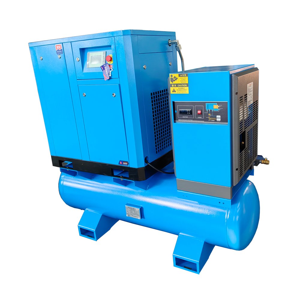 Air Industrial Compressor 7.5kw 8bar Screw air Compressor Permanent Magnet Variable Frequency Air Compressor
