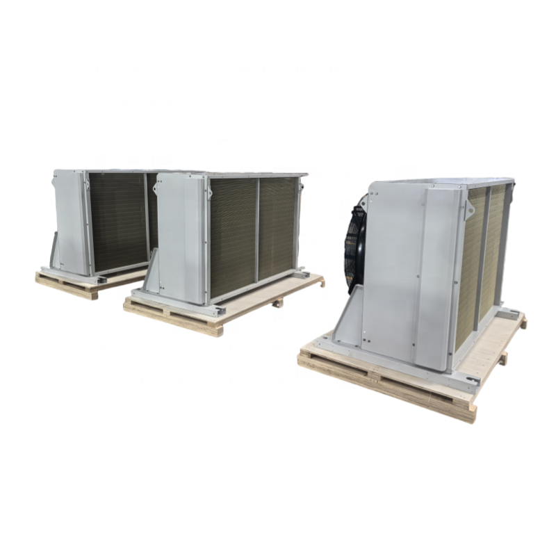 Hejia New 2024 Customized Air Cooled Condenser Coil Aluminium Fin Copper Tube Dry Air Cooler Tower For Water System