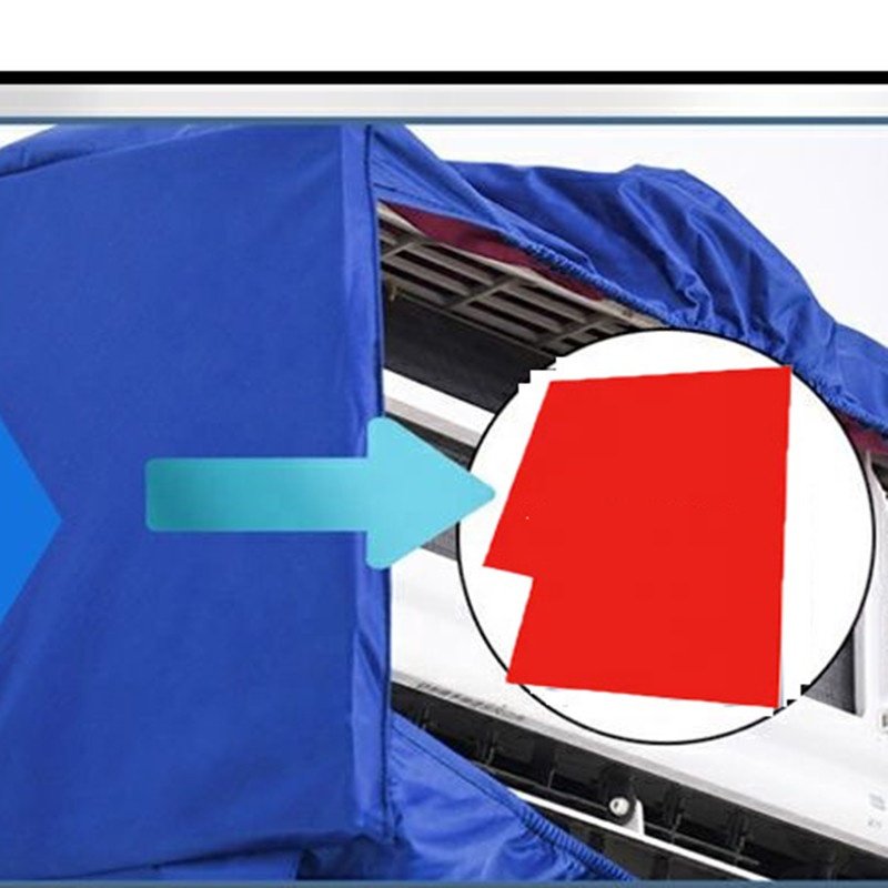Pvc Air Conditioner Cleaning Protector Cover Indoor Air Conditioner Cleaning Cover AC Air Conditioner Cleaning Cover