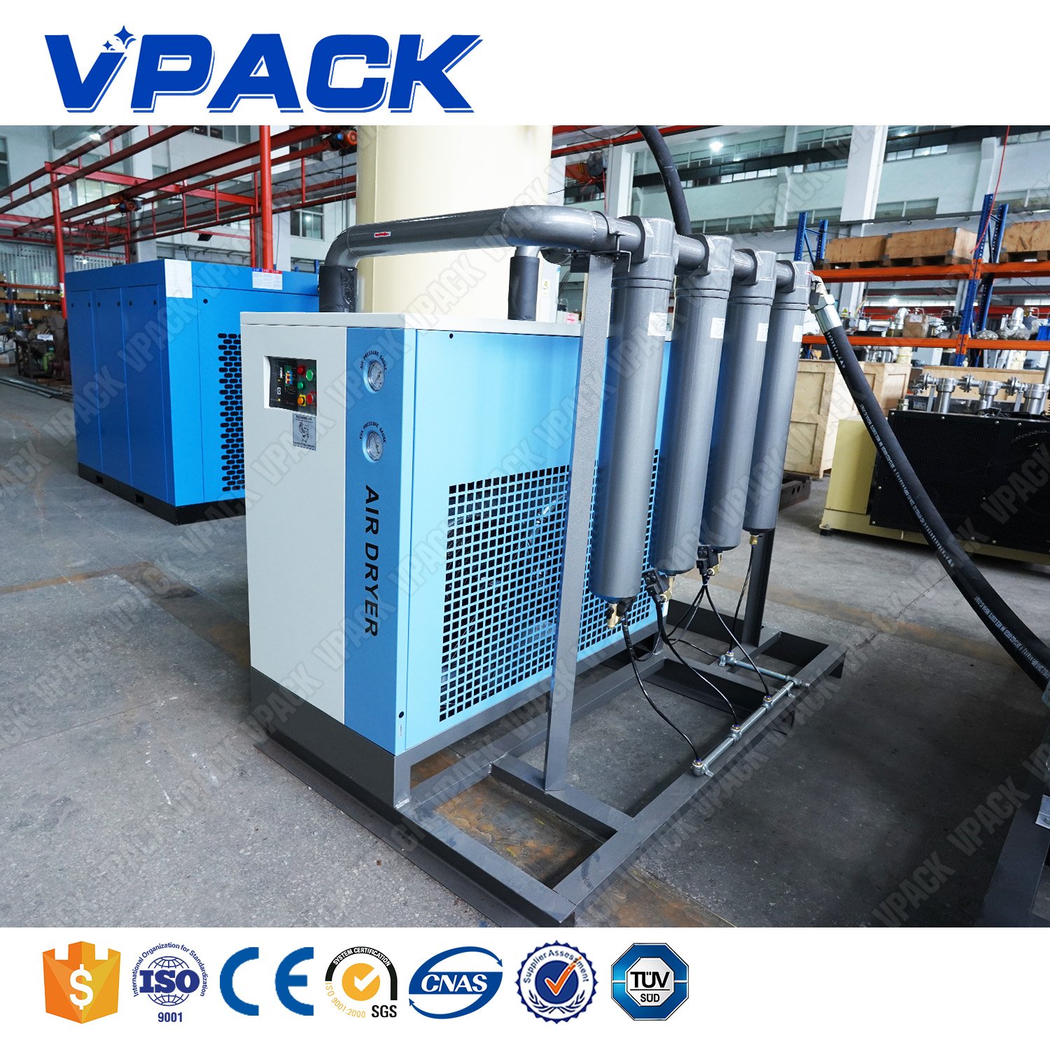 Food Grade Oil-Free Compressor Laboratory Oil-Free Compressor Industrial Oil-Free Air Compressor