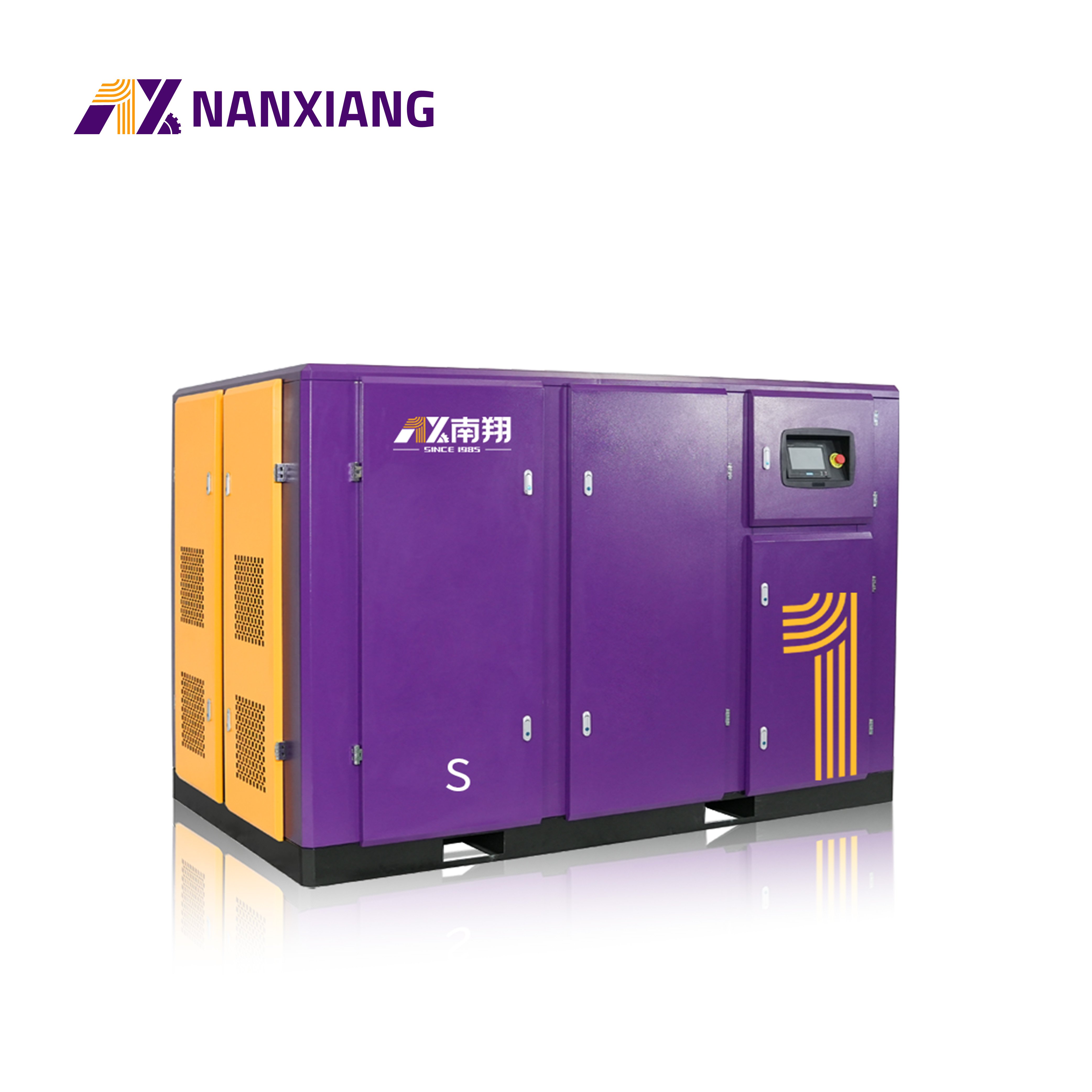 Industrial Compressors 55kw 75hp 423cfm Variable Speed Rotary Screw Air Compressor Two Stage Rotary Compressor