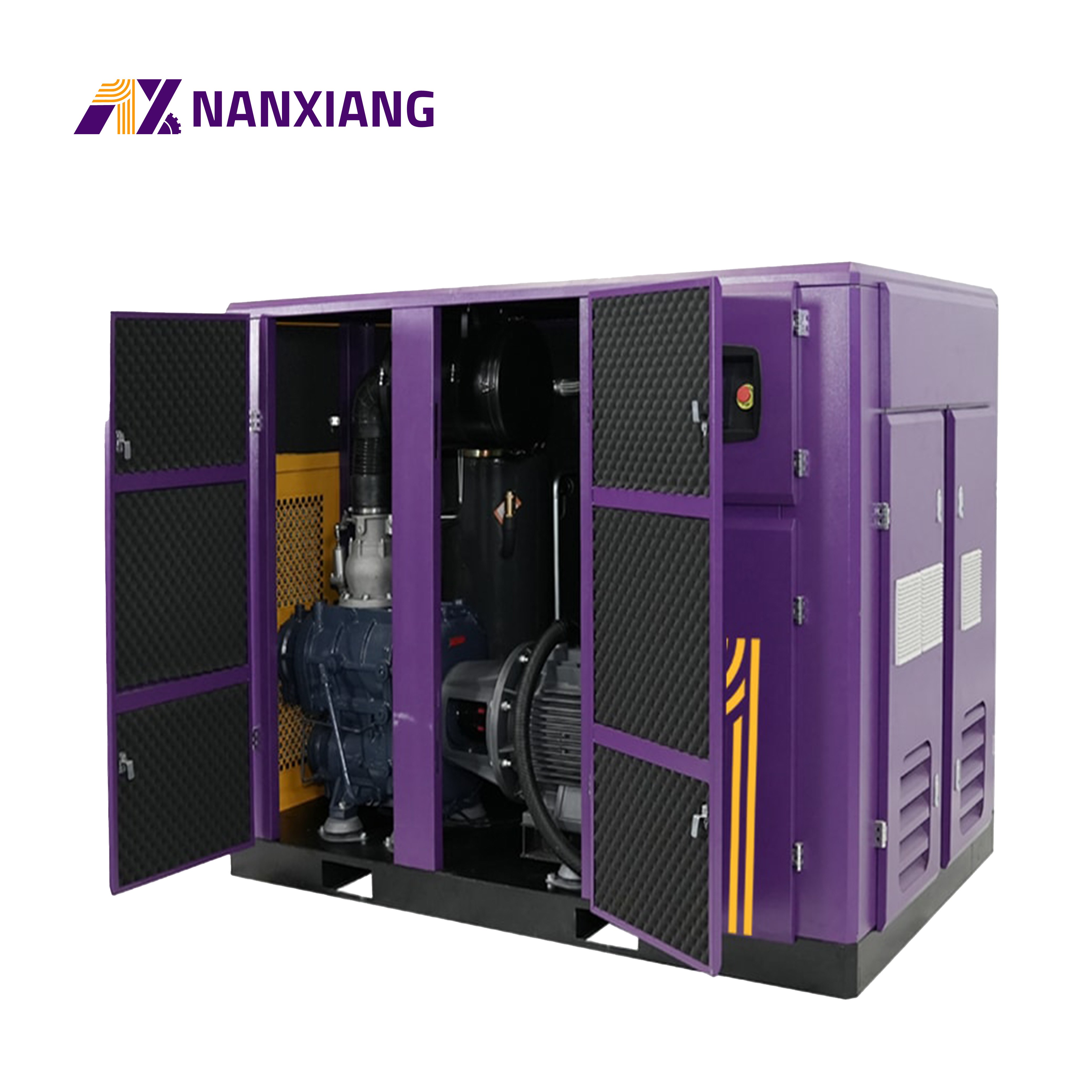 Industrial Compressors 55kw 75hp 423cfm Variable Speed Rotary Screw Air Compressor Two Stage Rotary Compressor