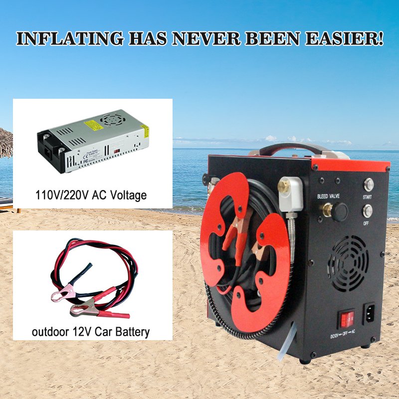 GX-E-CS3-I Built-in Power Supply air Compressor 320bar with Automatic Stop Device High-pressure air Compressor