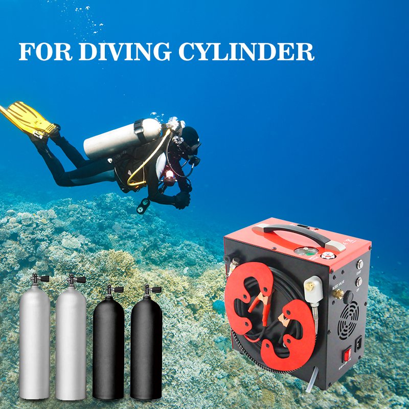 GX-E-CS3-I Built-in Power Supply air Compressor 320bar with Automatic Stop Device High-pressure air Compressor