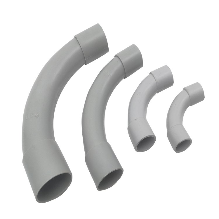 ELMAK PVC air Conditioner Condensate Pipe White with 15*4M and 20*4M and PVC Threaded Pipe Grey and Orange Color