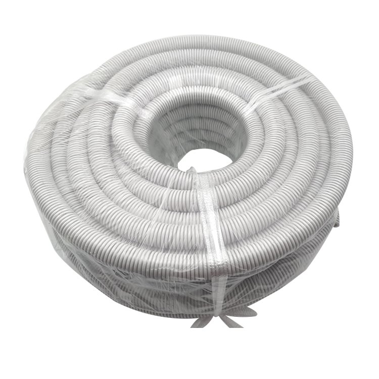 ELMAK PVC air Conditioner Condensate Pipe White with 15*4M and 20*4M and PVC Threaded Pipe Grey and Orange Color