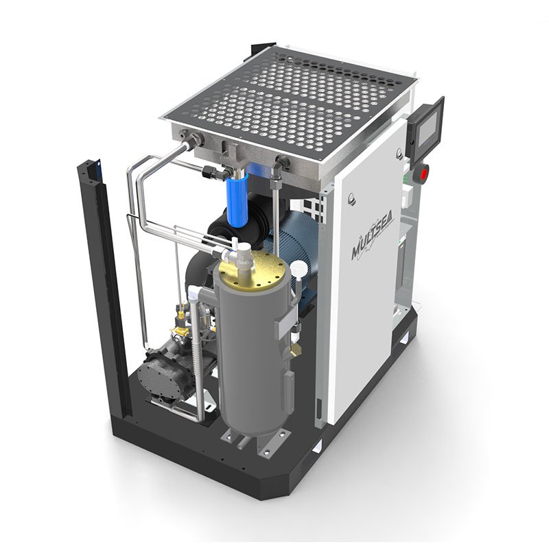 Multsea 15kw 22kw Rand Oil Less Industrial Rotary Screw Type air Compressor diesel air Compressor