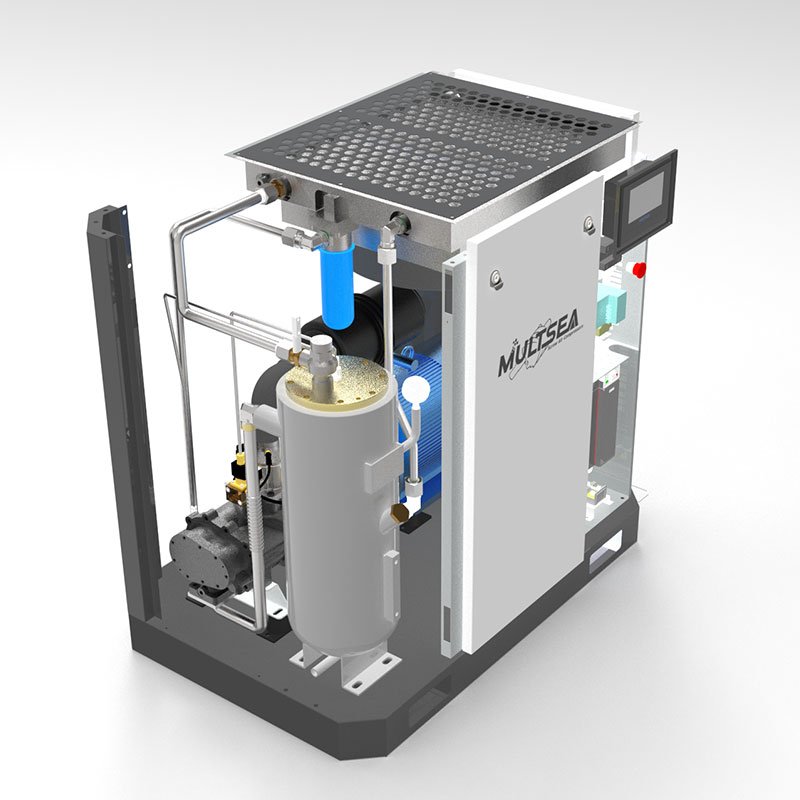 Multsea 15kw 22kw Rand Oil Less Industrial Rotary Screw Type air Compressor diesel air Compressor