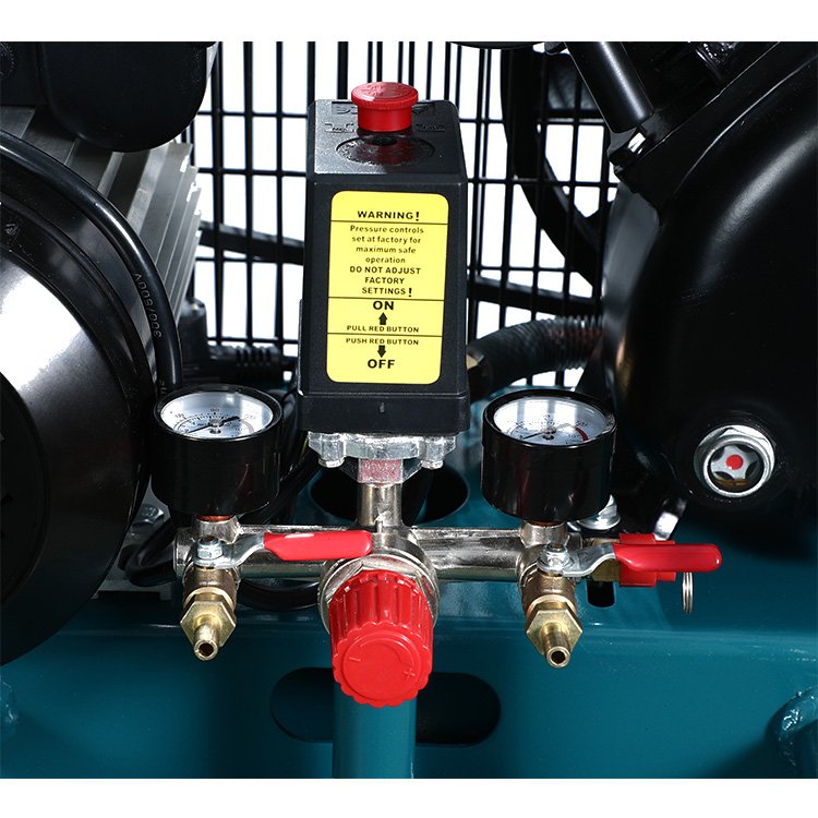 New Belt-driven 2HP Piston air Compressor Electric Silent 80L air Compressor