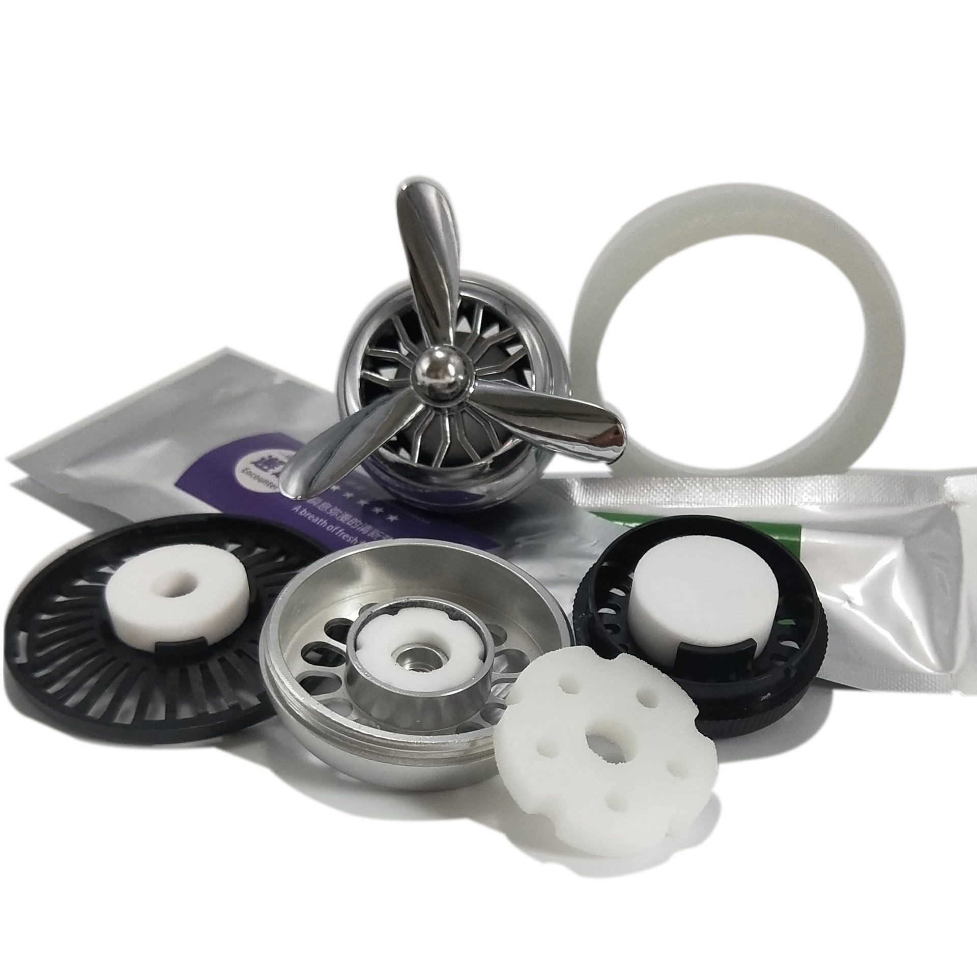 Customized Shape&Size PE Filter Wick Absorb Perfume Essential Oil White Fragrance PE Diffuser Sticks Car Vent Cotton Pads