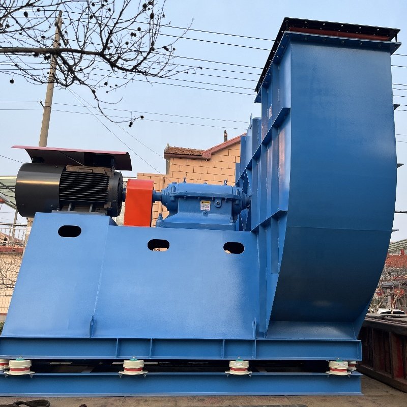 Industrial AC Centrifugal Blower Fan Stainless Steel Exhaust Radial Fans for Restaurant Construction Farm OEM Supported DC Motor