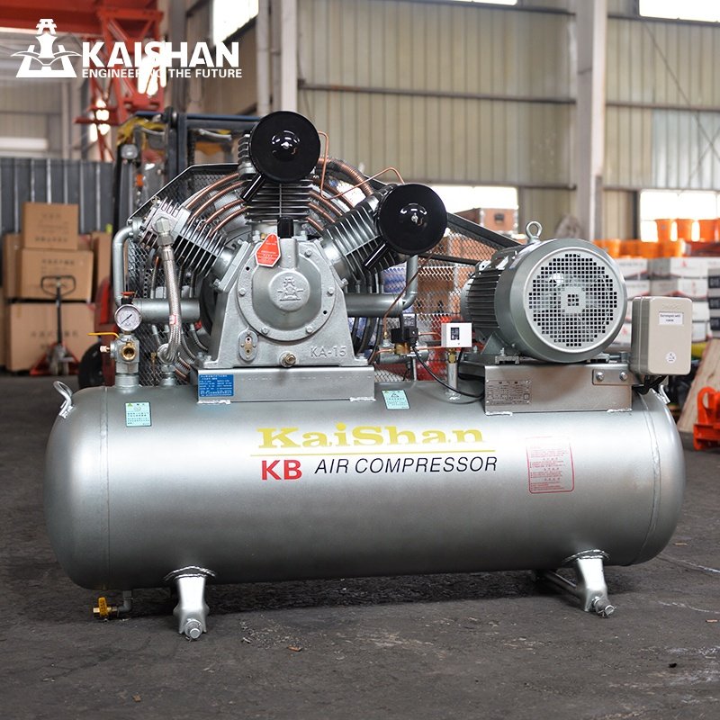 High Efficiency 2*KBH15 15KW 2.4m3/min Piston air Compressor for General Industry
