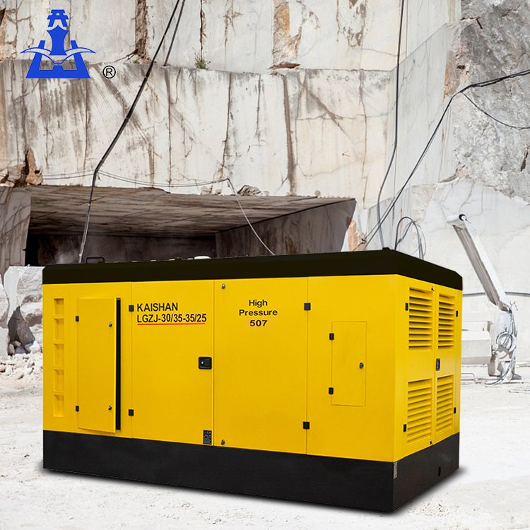 LGZJ-30/35-35/25 Updated Diesel Screw Air Compressor Portable Blue 35 Bar Air Compressor Drill Air Compressor for Hino Truck