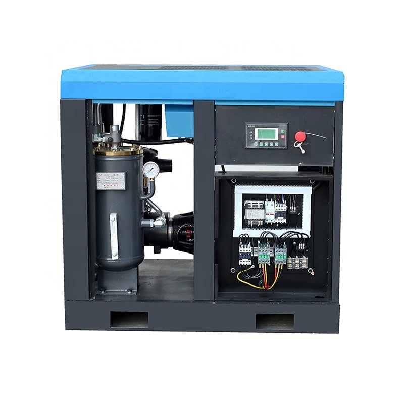 7.5 Kw 10 Hp 145Psi Industrial Air Cooled Rotary Screw Type Air Compressor Price