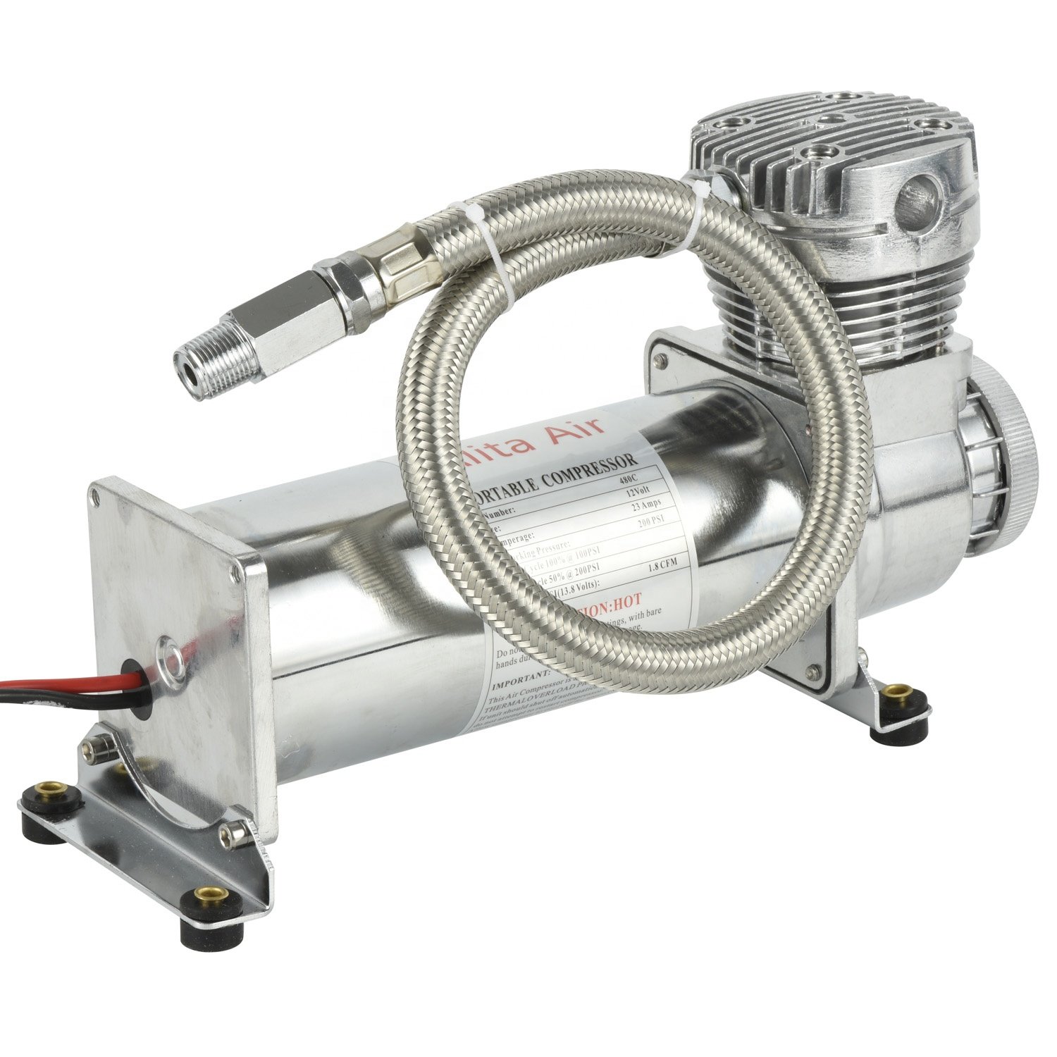 Economic air Ride Viair air Compressor 480C 485C 444C Off-road Oilless 200psi Mini Chrome Car air Suspension Compressor
