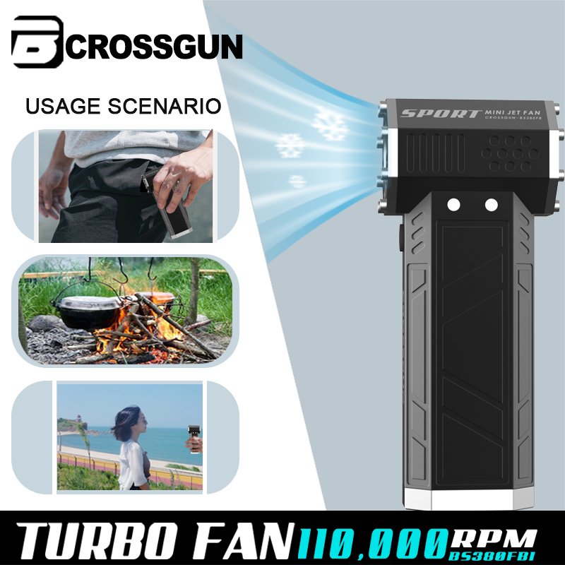 Powerful Turbo Mini Strong Fan Electric Violent Fan Blower Air Duster Cleaner Portable Rechargeable Mini Jet Fan for Cleaning