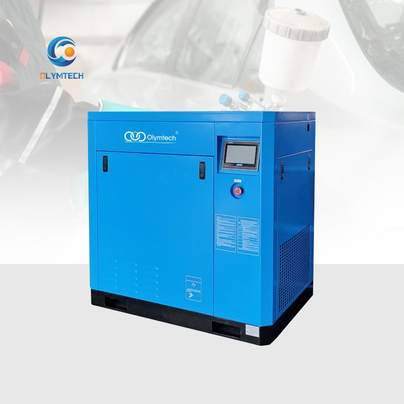 High Quality 7.5-132kw AC Powered Industrial Rotary Screw Air Compressor Stationary With Core PLC & Bearing Components