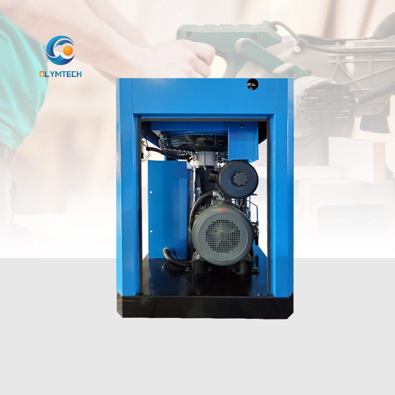 High Quality 7.5-132kw AC Powered Industrial Rotary Screw Air Compressor Stationary With Core PLC & Bearing Components