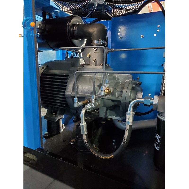 High Quality 7.5-132kw AC Powered Industrial Rotary Screw Air Compressor Stationary With Core PLC & Bearing Components