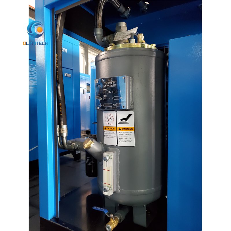 High Quality 7.5-132kw AC Powered Industrial Rotary Screw Air Compressor Stationary With Core PLC & Bearing Components