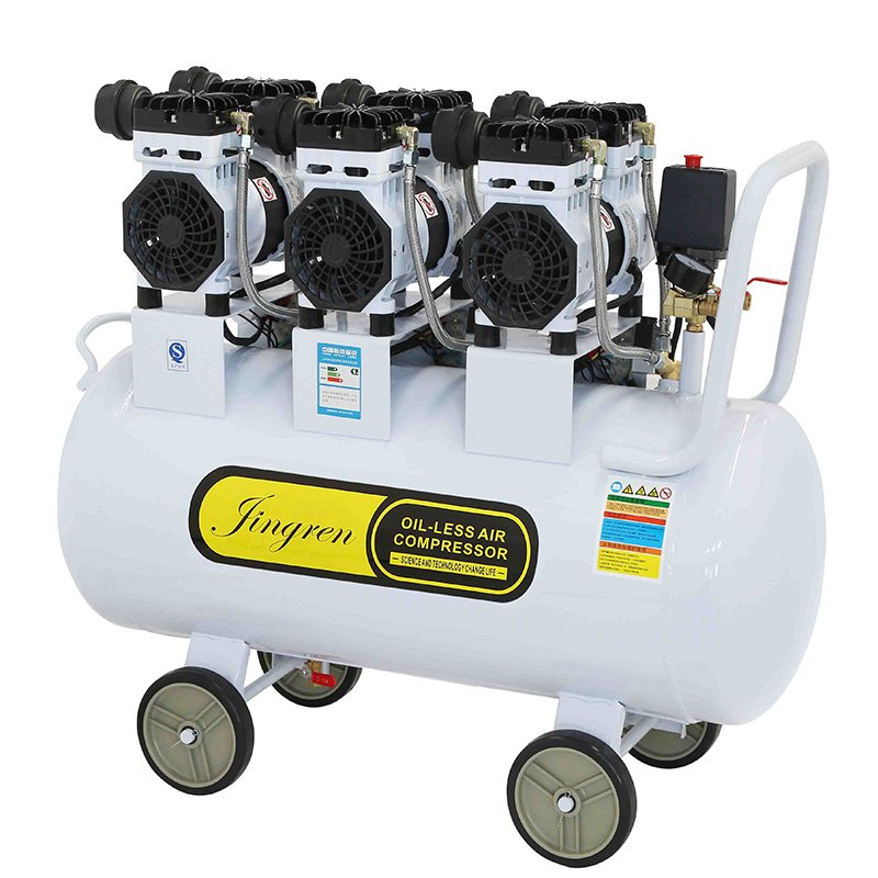 80L 8 bar Air Compressor air Pump Without Oil Mute Compressor air
