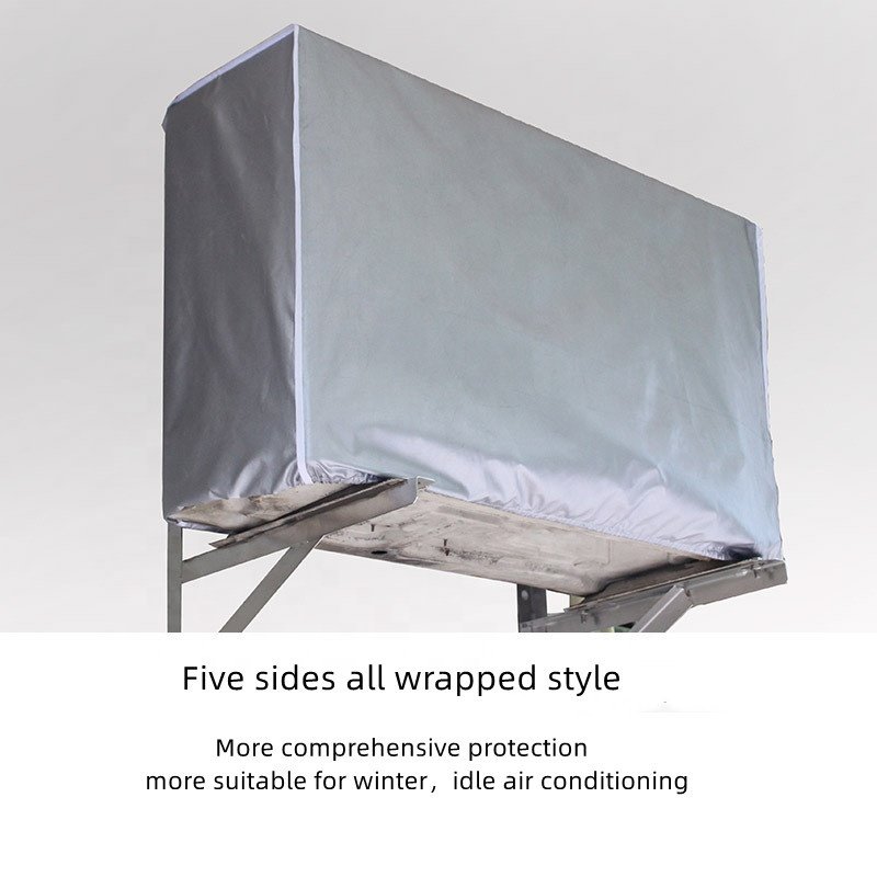 Polyester Fibre Window AC Protector Waterproof Sunscreen Heavy Duty AC Cover Anti-Dust Decorative Air Conditioner Covers