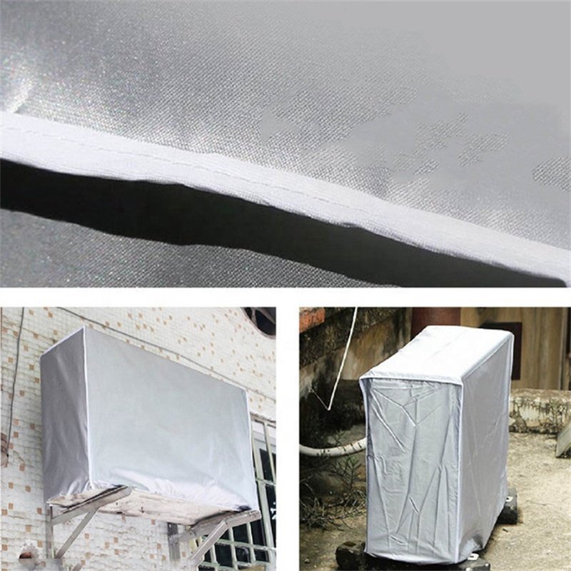 Polyester Fibre Window AC Protector Waterproof Sunscreen Heavy Duty AC Cover Anti-Dust Decorative Air Conditioner Covers