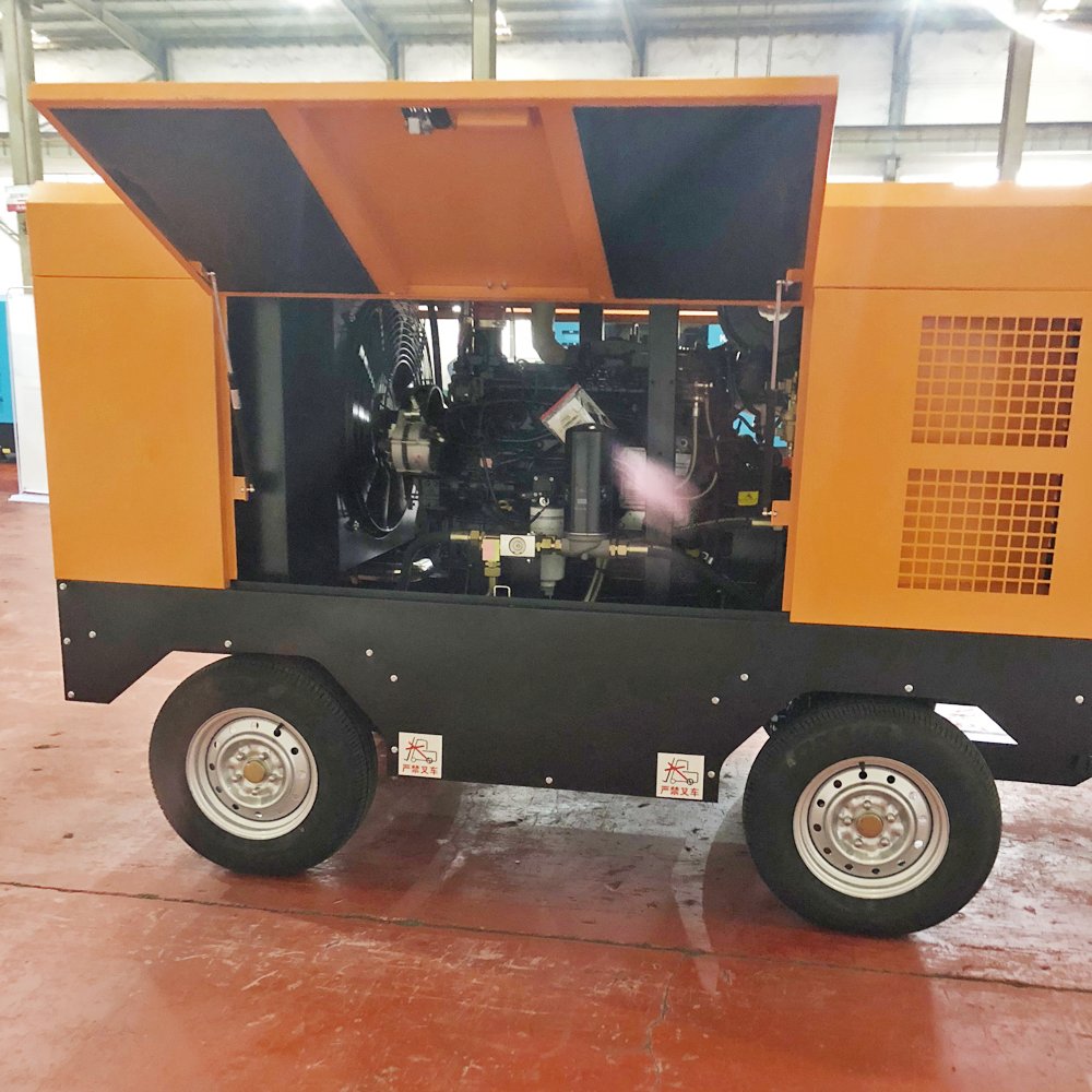 KAISHAN KSCY400-14.5 diesel Engine Portable Aircompressor Screw air Compressor