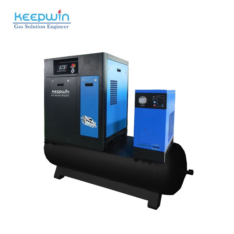 22Years Factory SLB-22TY 30Hp 22kw 16bar Combined Screw Air Compressor with air tank air Dryer for Laser Cutting