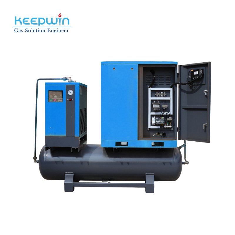 22Years Factory SLB-22TY 30Hp 22kw 16bar Combined Screw Air Compressor with air tank air Dryer for Laser Cutting