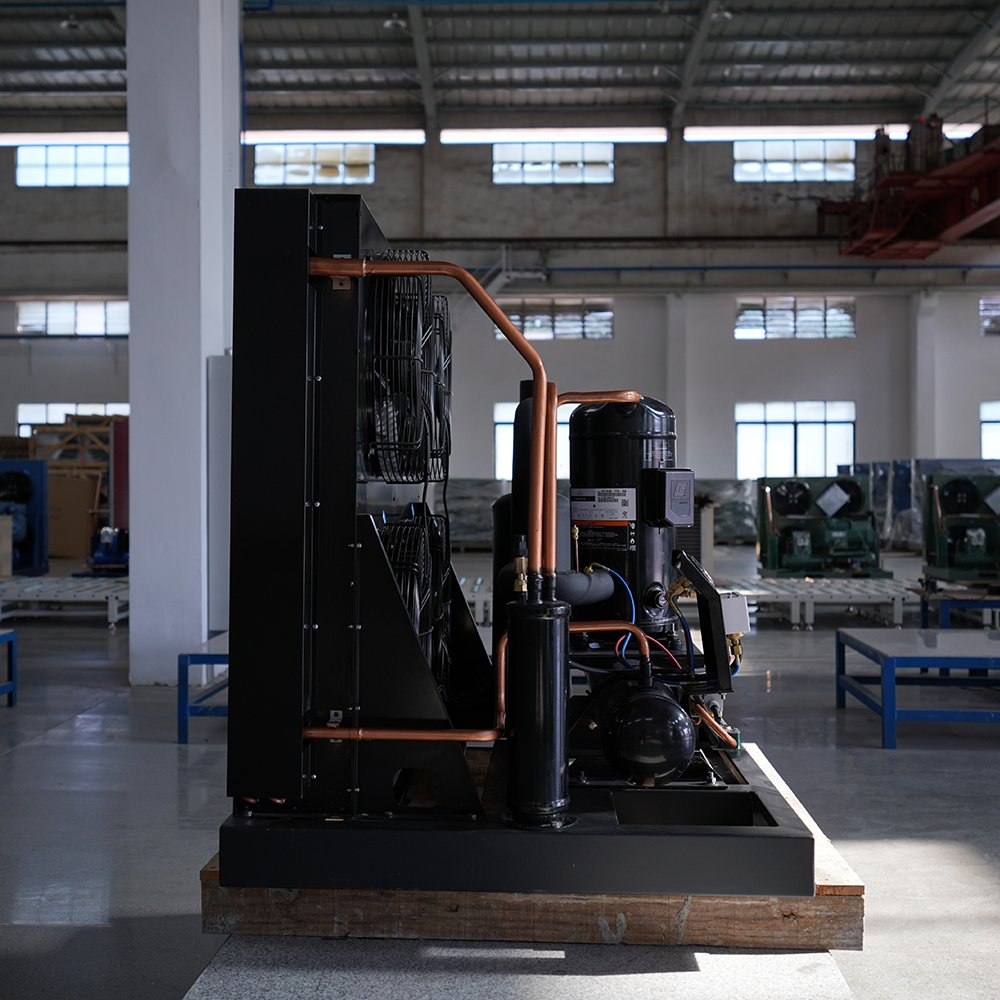 35hp Air Cooling Refrigeration Equipment Custom Freezing Room Piston Unit Energy Saving New Emerson Bitzer R410A Motor Gear Pump