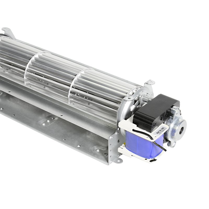 PRSK AC 220V 60mm Shaded Pole Motor Cross Flow Fan Aluminum Alloy Blade Tangential Blower Fan for Air Conditioner
