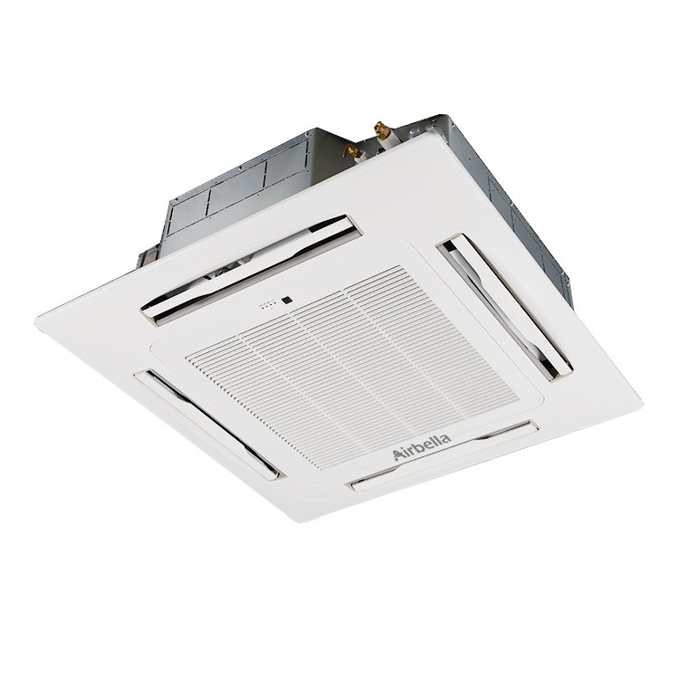 50HZ DC R410A 18000-36000btu Refrigerant Ceiling Cassette Type Split Air Conditioner Air Handler Top Discharge Condensing Unit