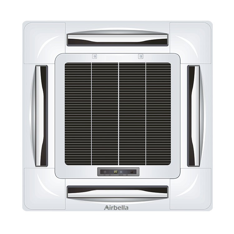 50HZ DC R410A 18000-36000btu Refrigerant Ceiling Cassette Type Split Air Conditioner Air Handler Top Discharge Condensing Unit