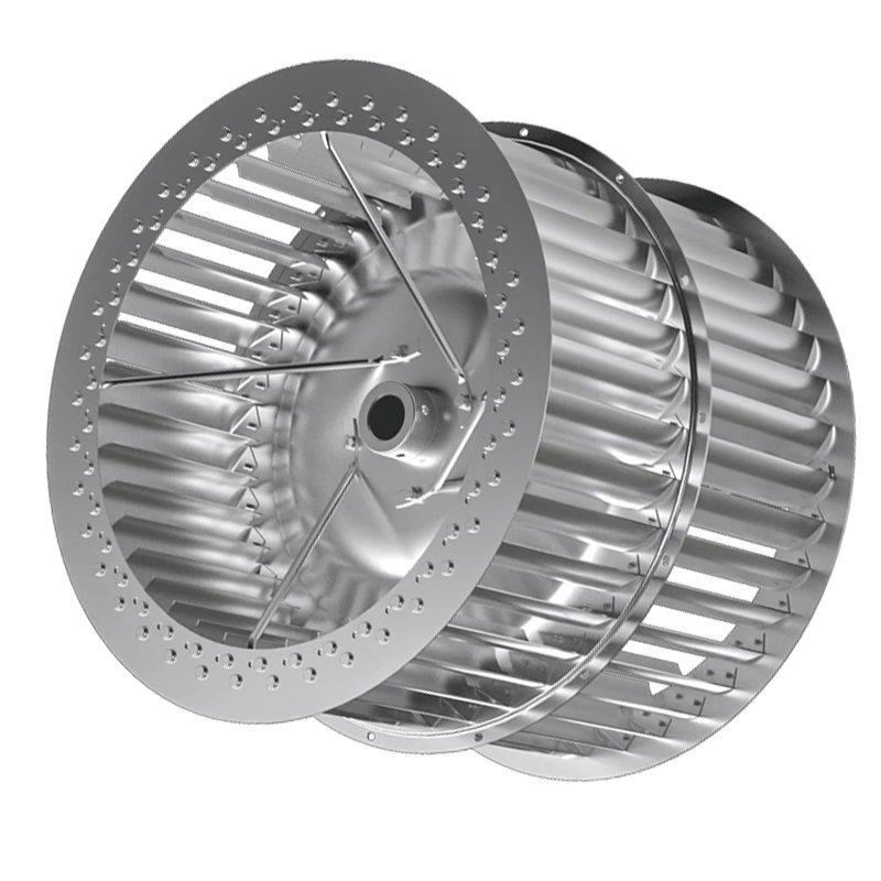 Galvanized Sheet Impeller Low Noise Forward Curved Centrifugal Fan Impeller Blower Impeller