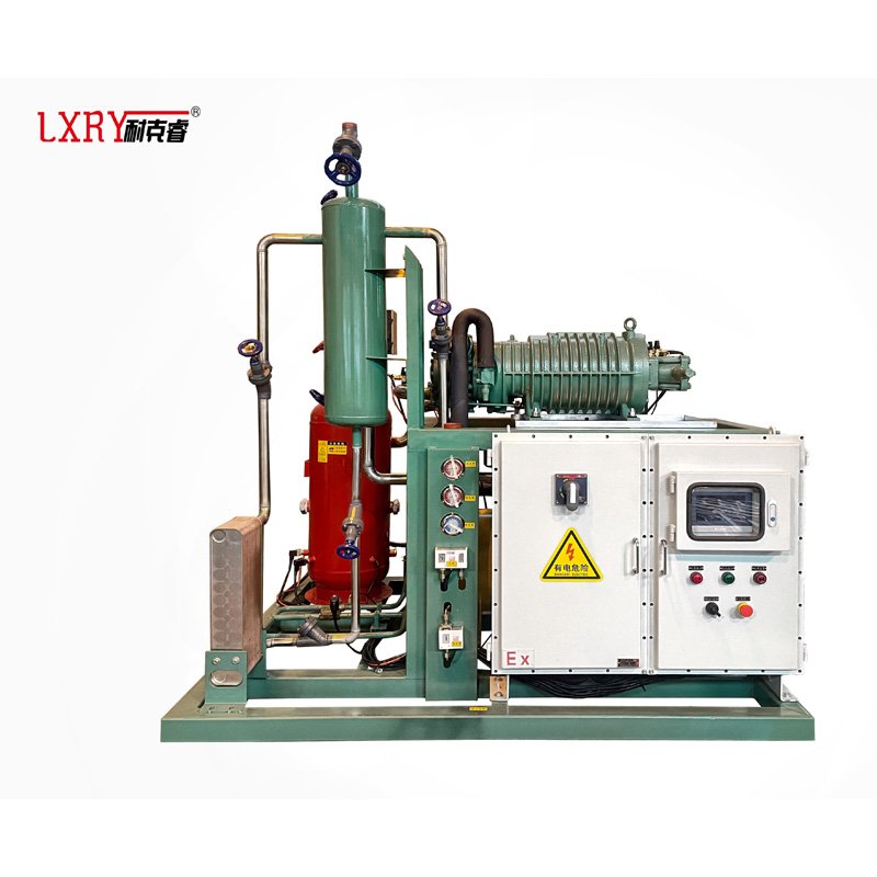 Bitzer 30p 50p 60p Cold Room Refrigeration Compressor Unit Air Cooling Condensing Unit for Freezing Fish Beverage Factory