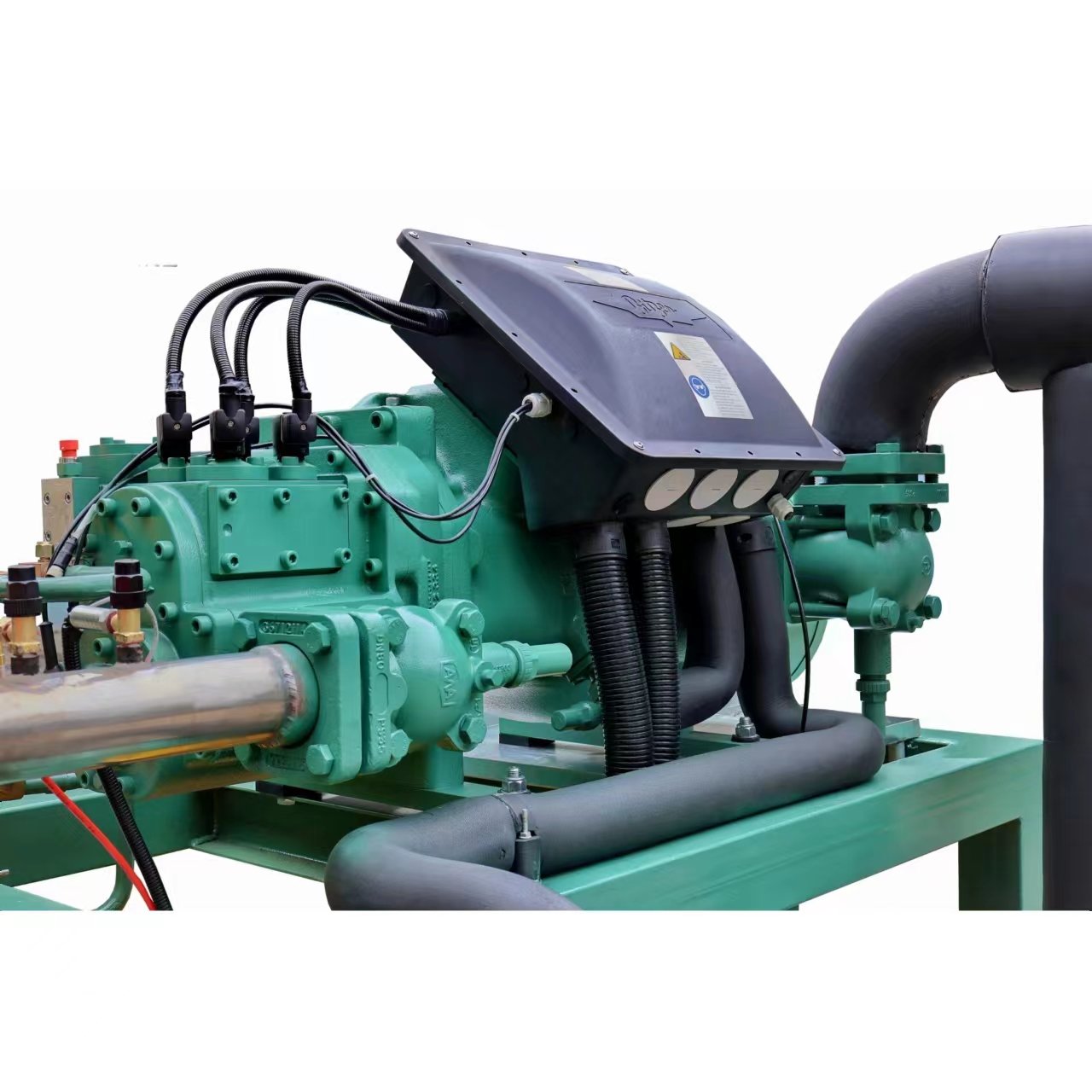 Bitzer 30p 50p 60p Cold Room Refrigeration Compressor Unit Air Cooling Condensing Unit for Freezing Fish Beverage Factory