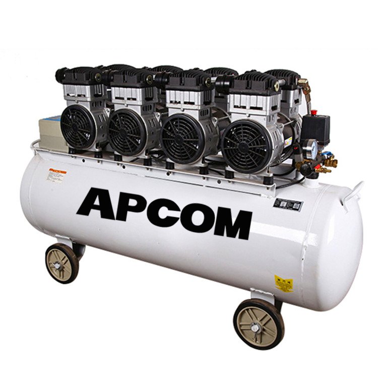 Low Noise 550w Silent Oil Free air Compressor Single 1500w Silent air Compressor