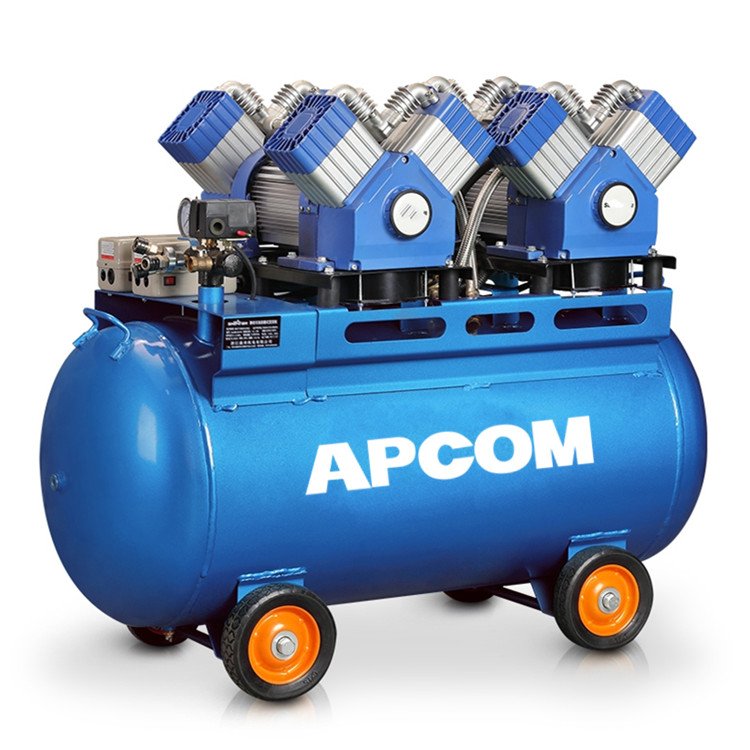 Low Noise 550w Silent Oil Free air Compressor Single 1500w Silent air Compressor