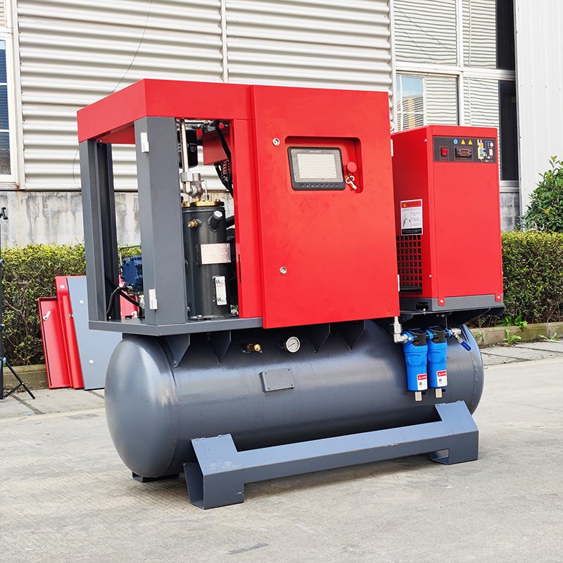 Sollant 7.5KW 11KW 15KW 18.5 Energy Saving air Compressor 4-in-1 All in One Screw air Compressor Fixed Speed air Compressor