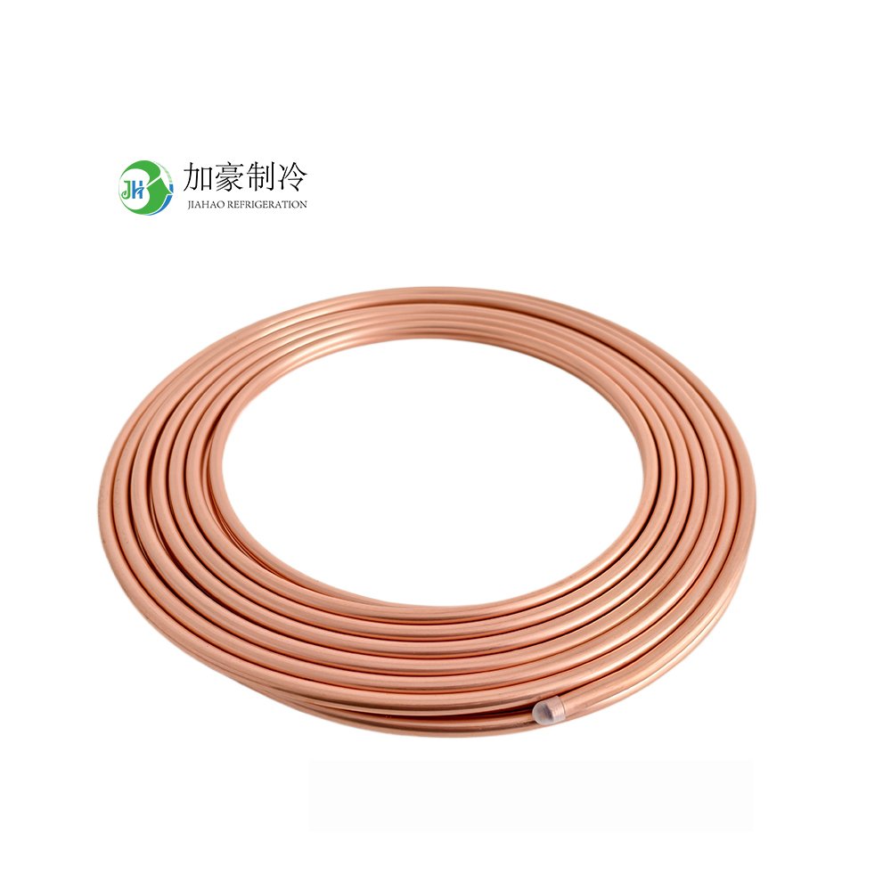 JH Factory HVAC Condenser Coil Bending 3/8 Copper Tube Pipe for Home Refrigeration Air Conditioner Air Conditioner Copper Pipe